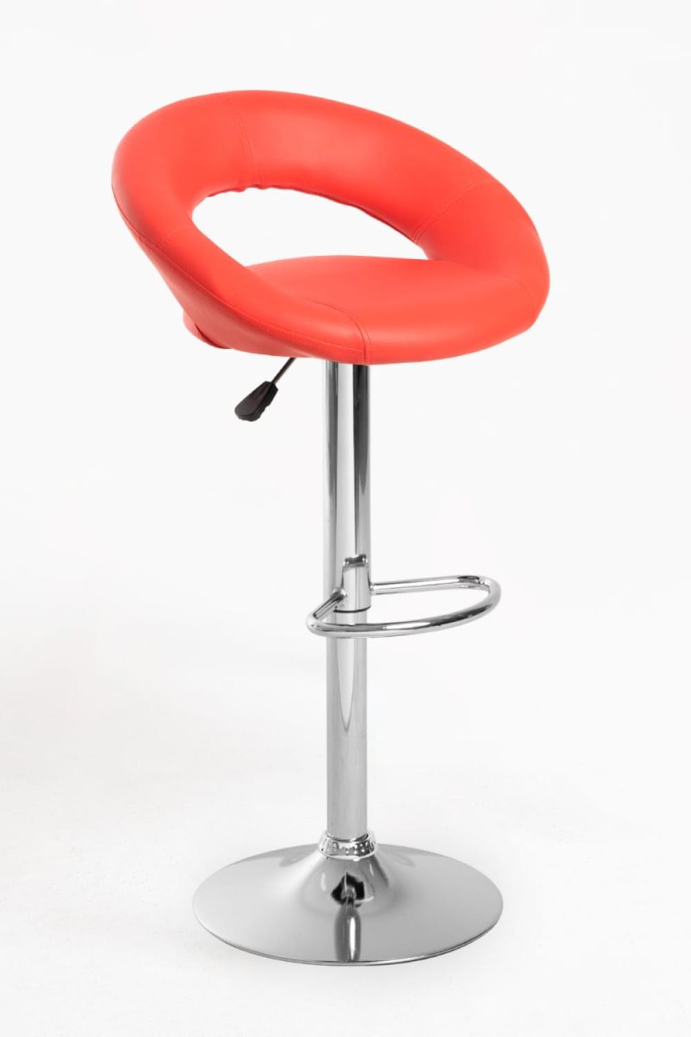 Pack 6 taburetes color rojo en polipiel - Maisons du Monde