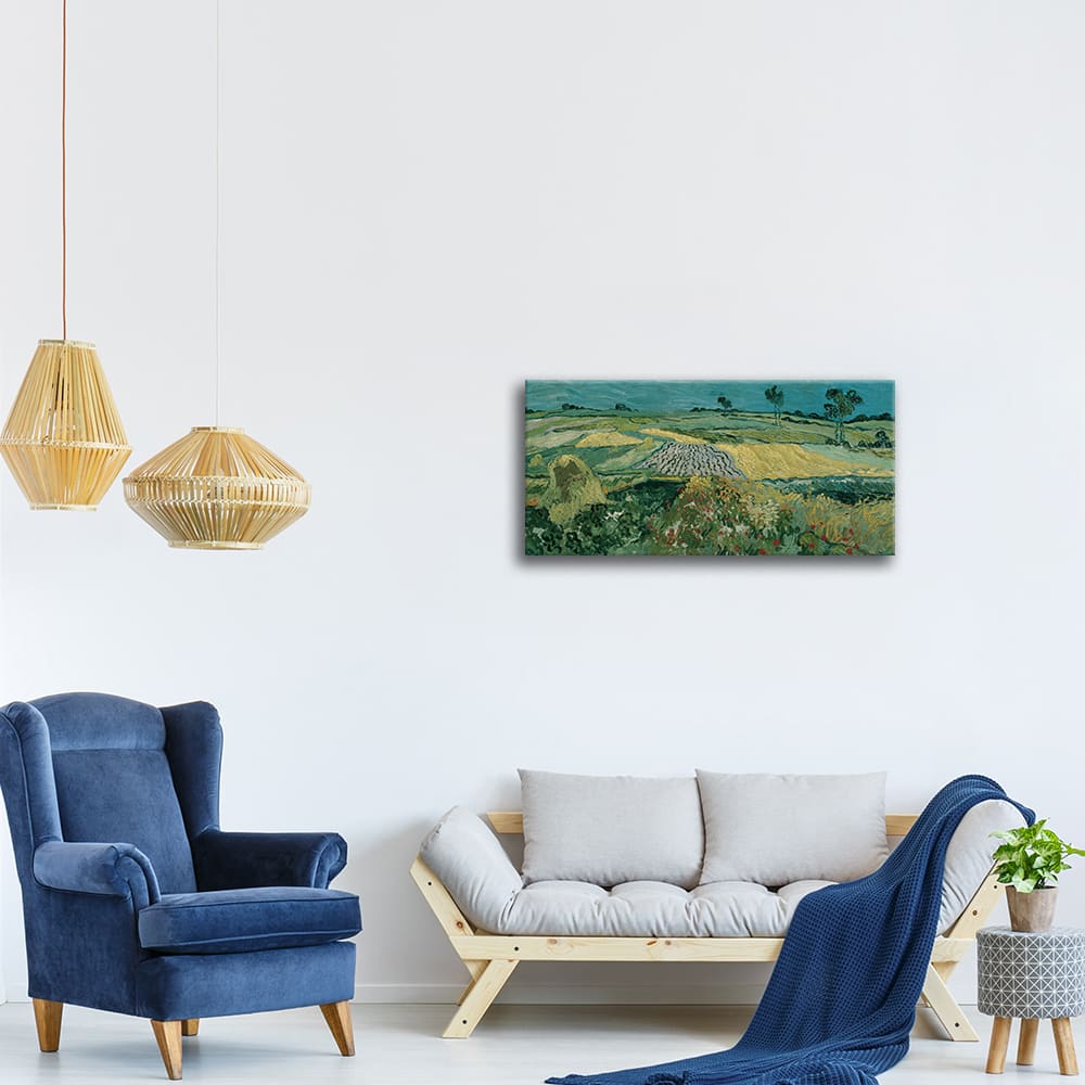 Tableau - La Plaine D'Auvers Vincent Van Gogh 50x100cm
