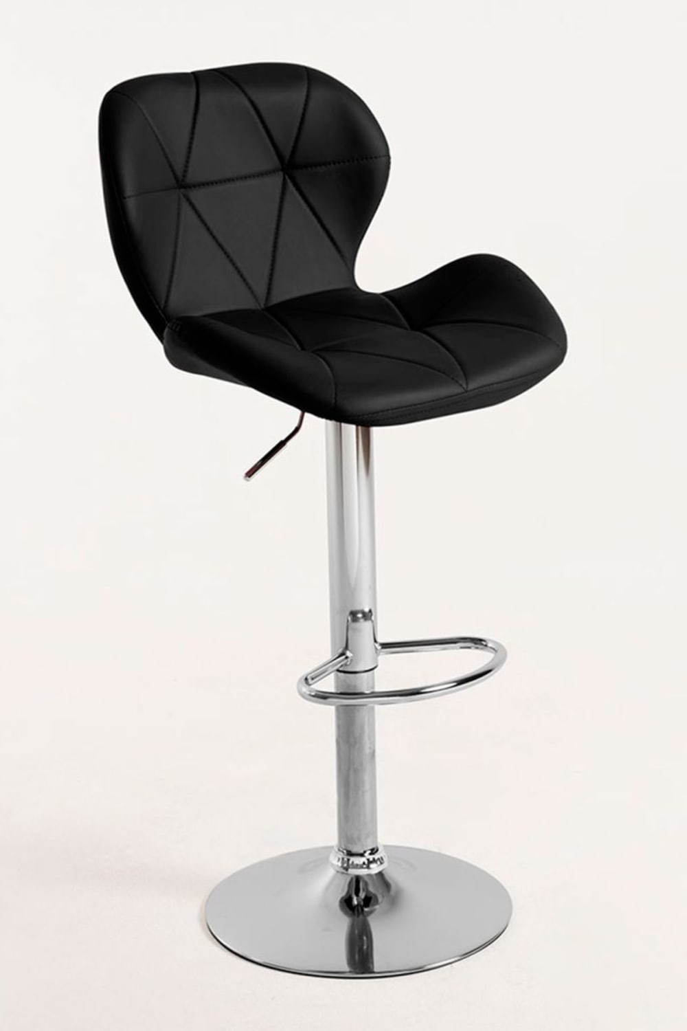 Pack 2 taburetes color negro en polipiel - Maisons du Monde
