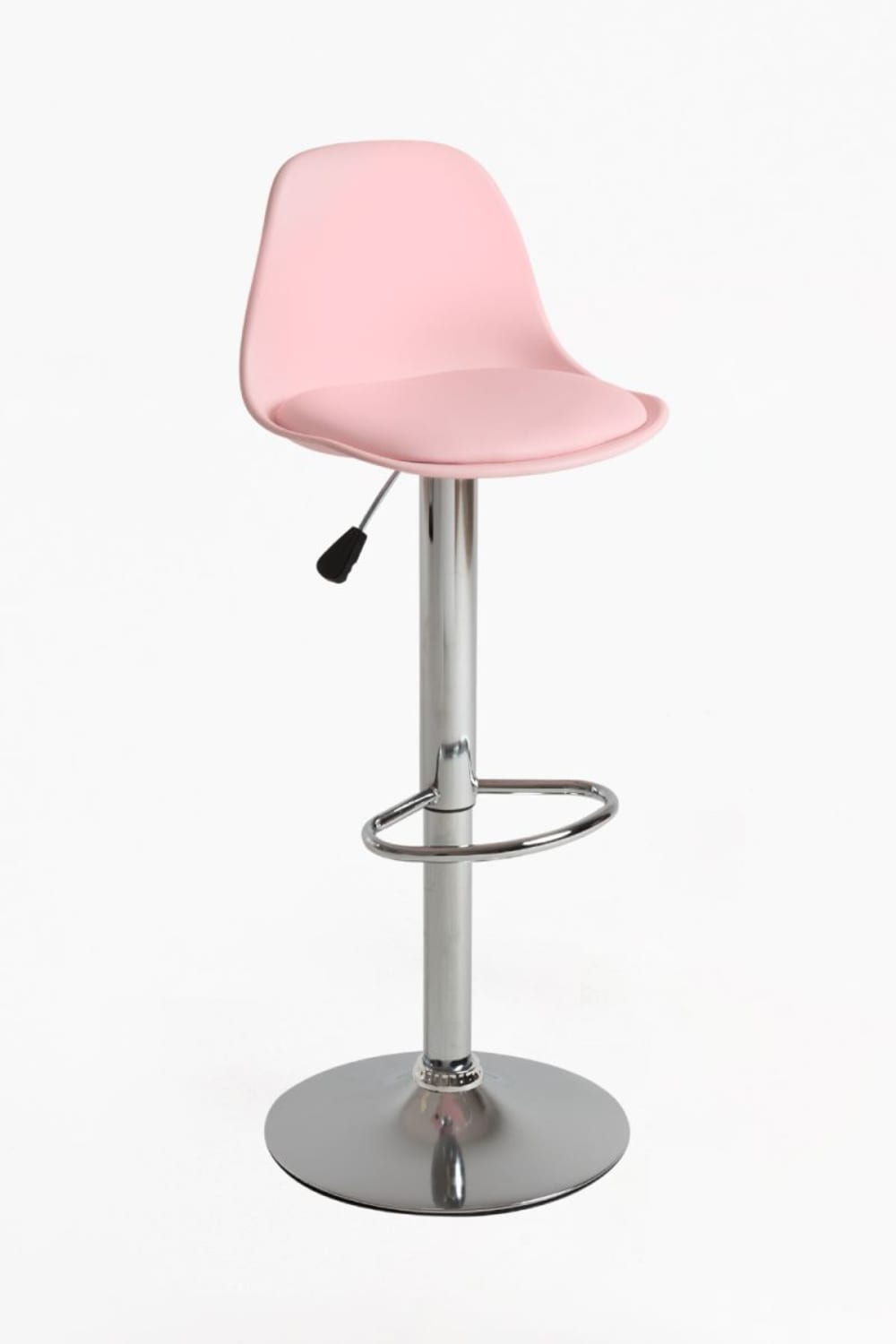 Pack 2 taburetes color rosa en polipiel - Maisons du Monde