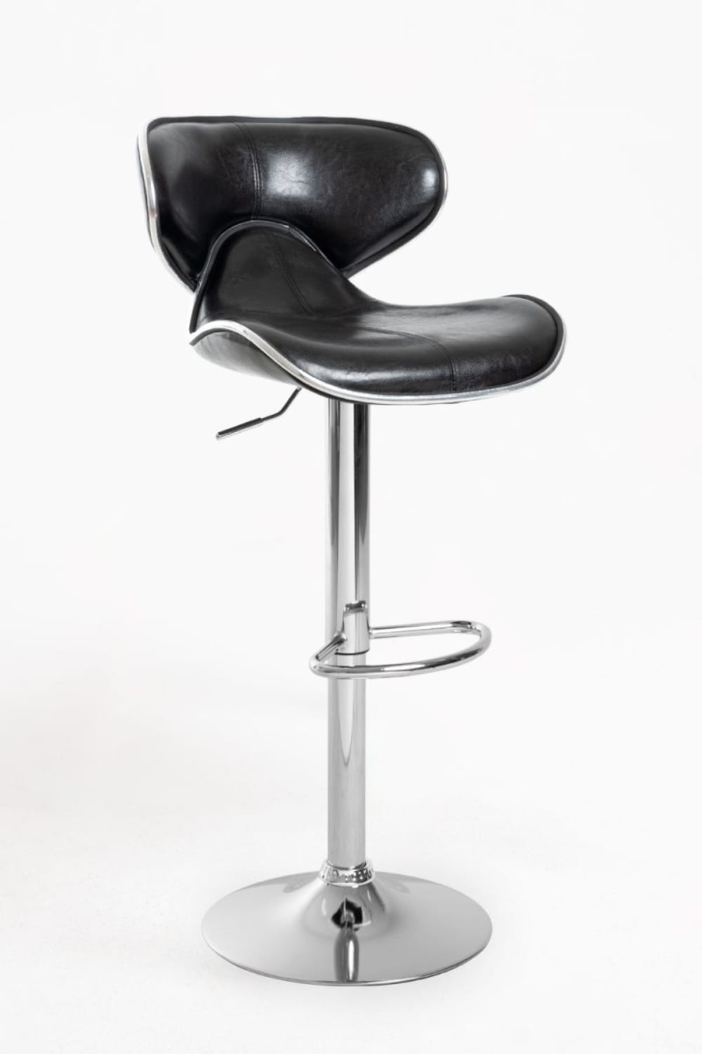 Pack 2 taburetes color negro en polipiel - Maisons du Monde
