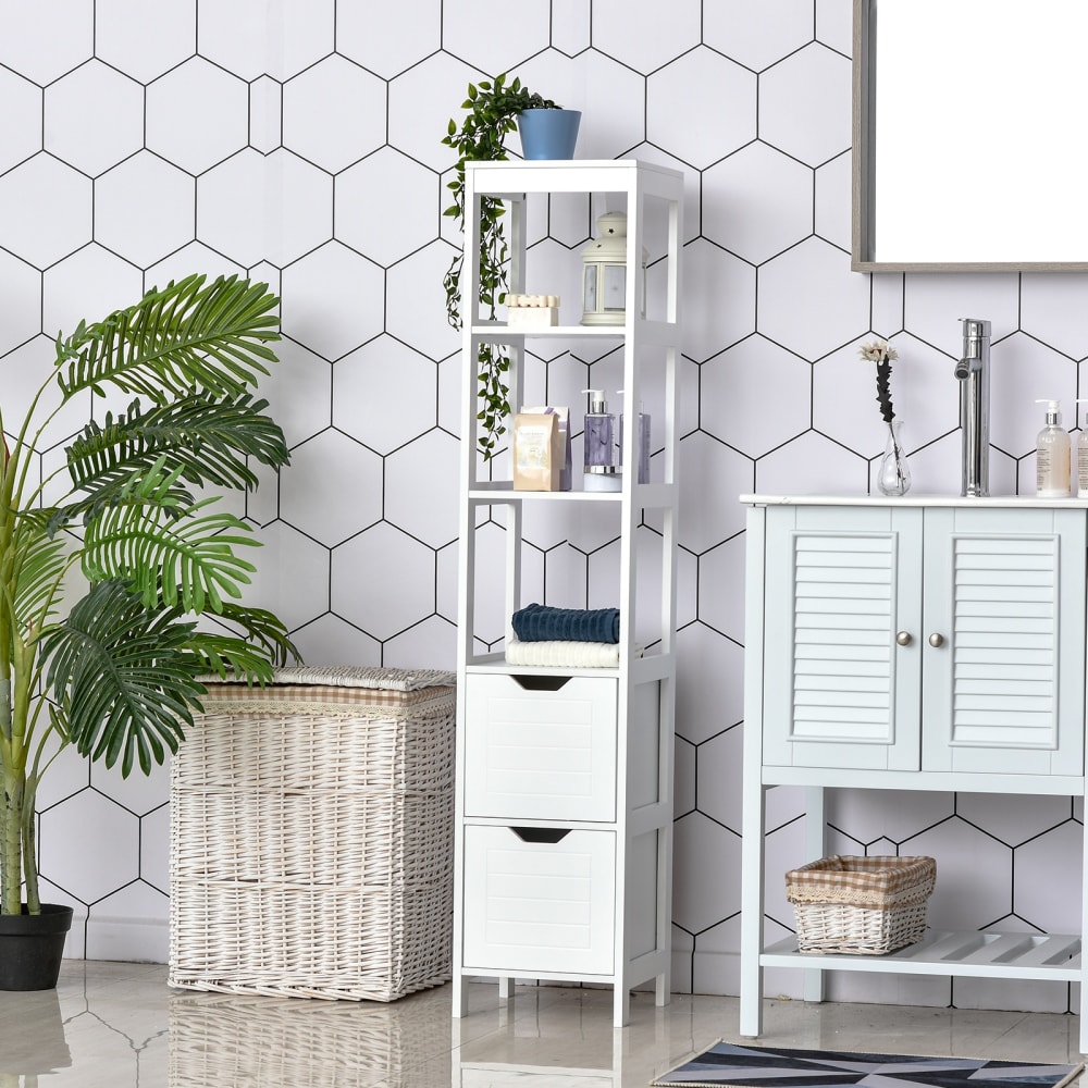 Armario alto de baño 30x30x144 cm blanco - Maisons du Monde