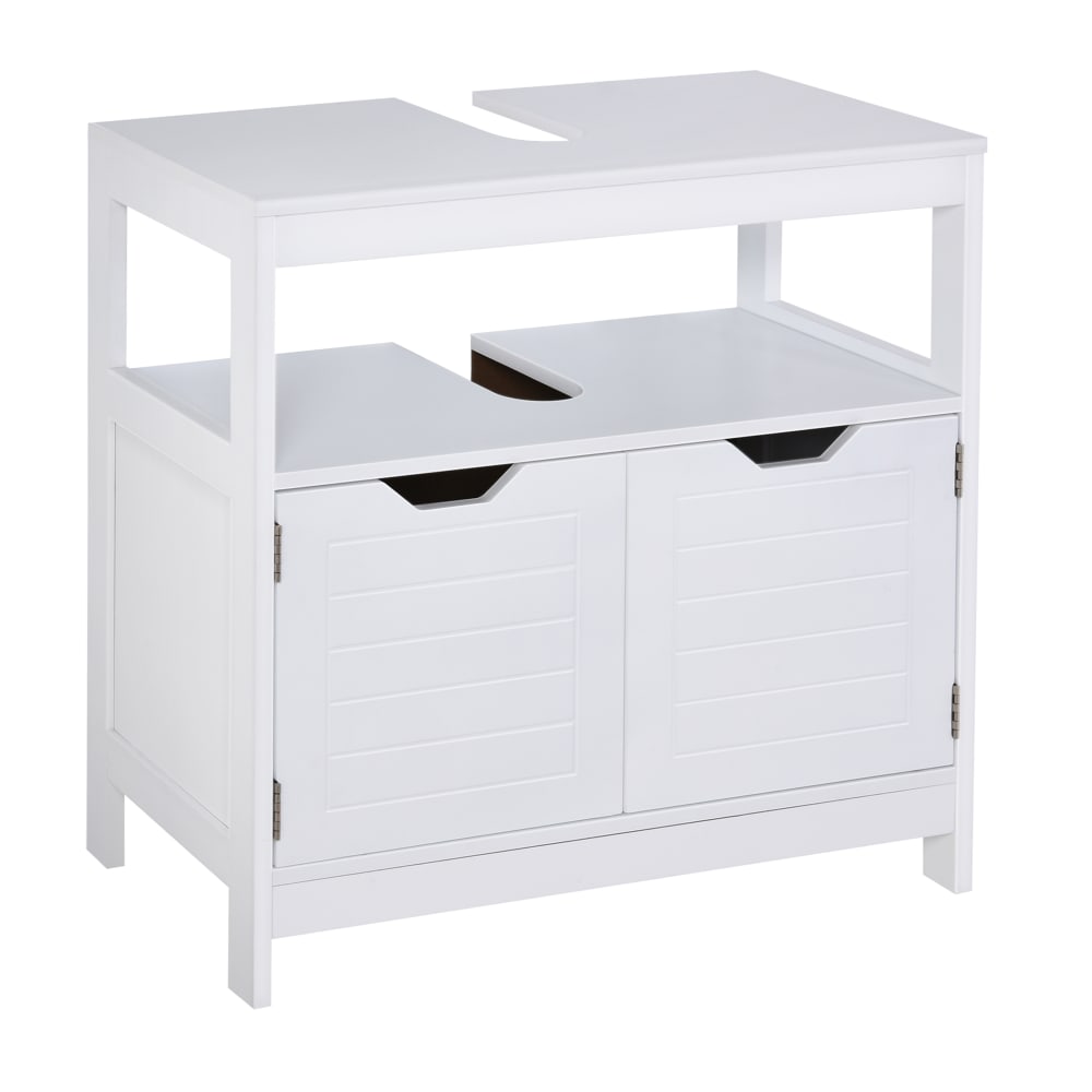 Armario bajo lavabo 60x30x60 cm blanco
