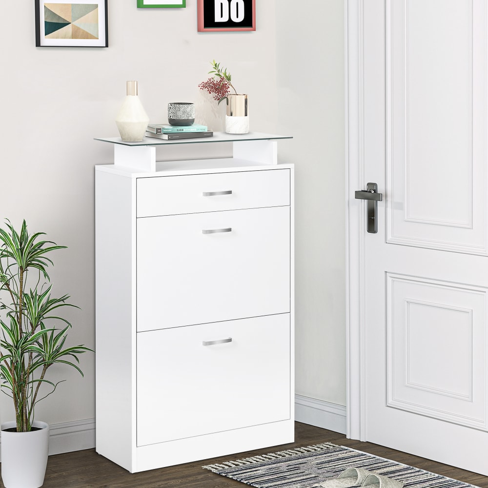 Organizador de zapatos 60x24x105.5 cm blanco - Maisons du Monde