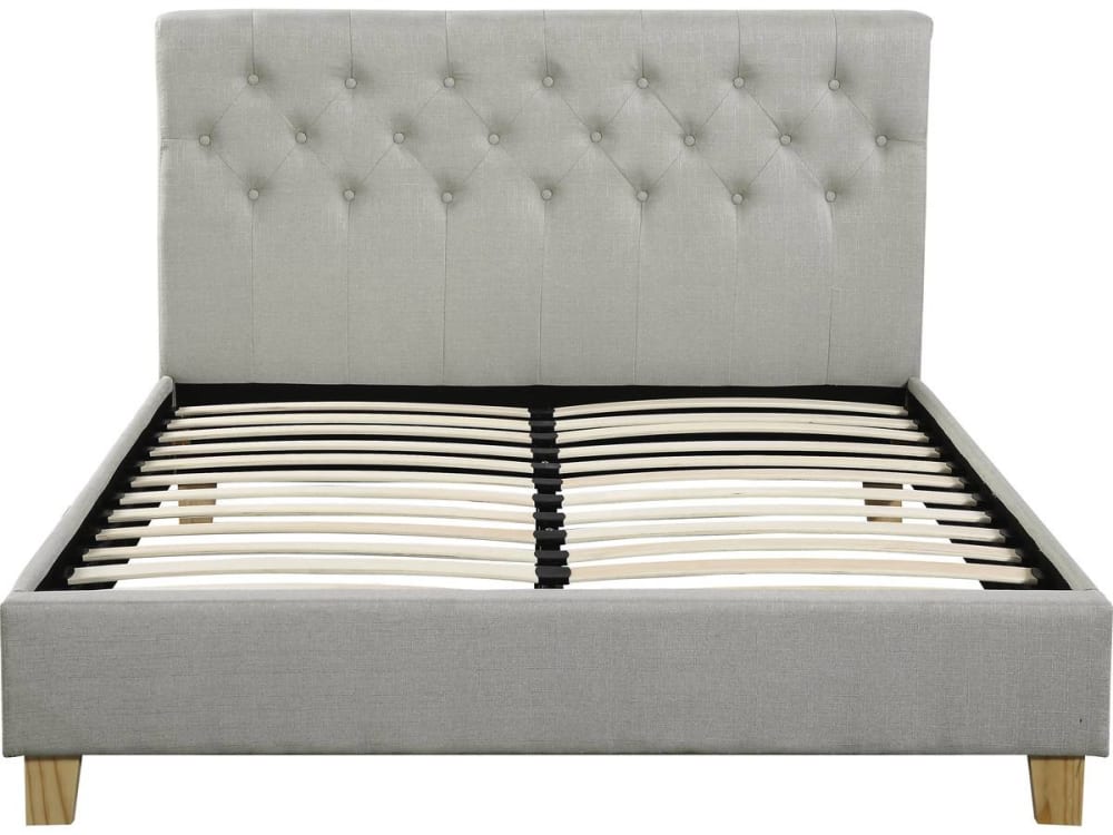 Cama beige 167 x 219 x 102 cm - Maisons du Monde