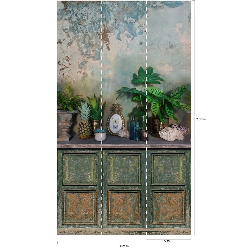 Papier peint trompe oeil 159x280 cm — vue 3