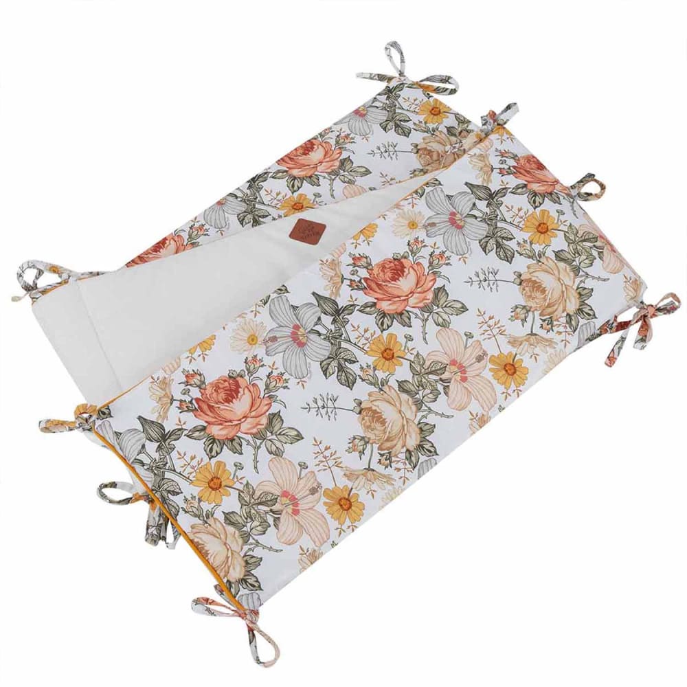 Tour de lit bébé réversible en coton Multicolore pour lit bébé de 60