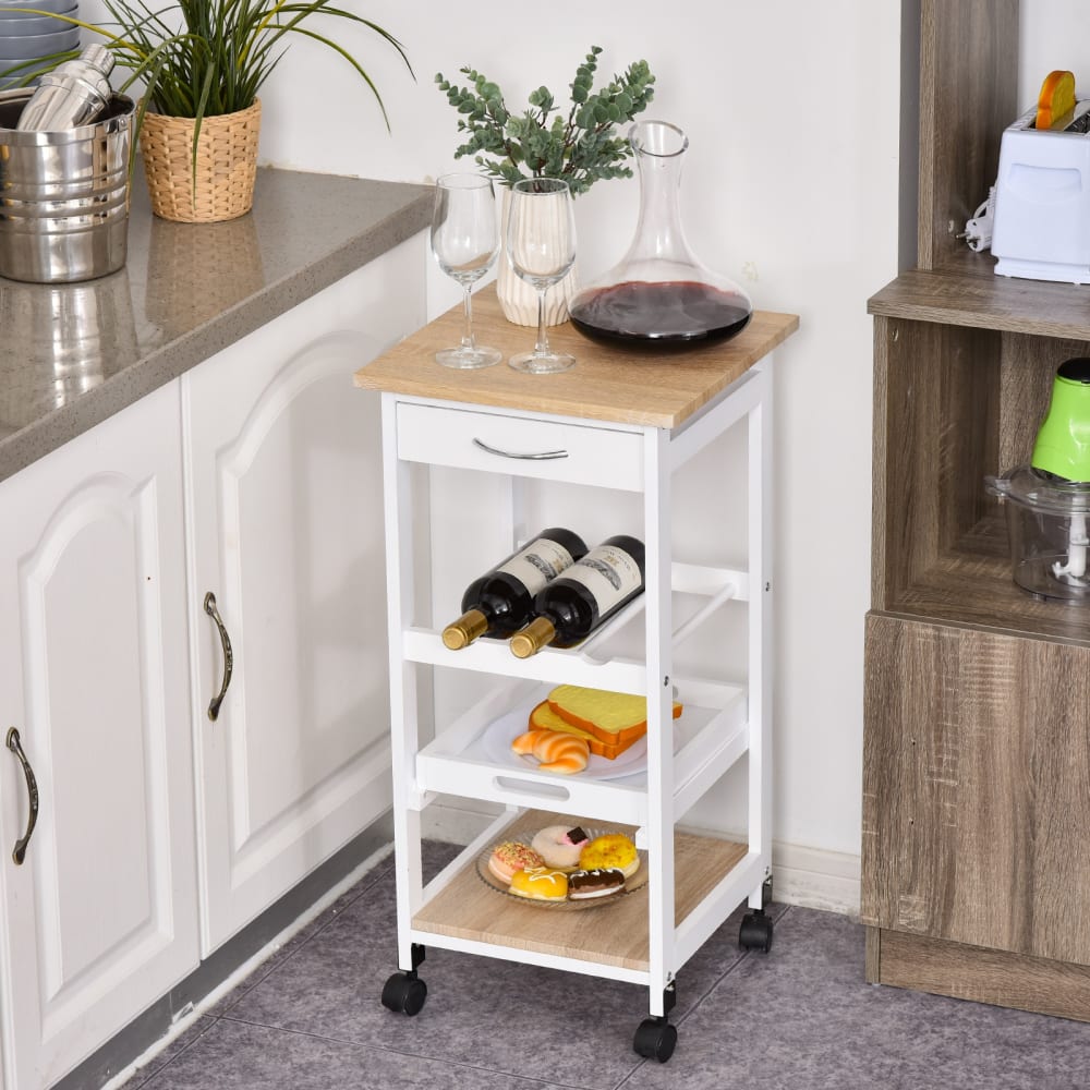 Carrito de cocina 37x37x76 cm blanco - Maisons du Monde