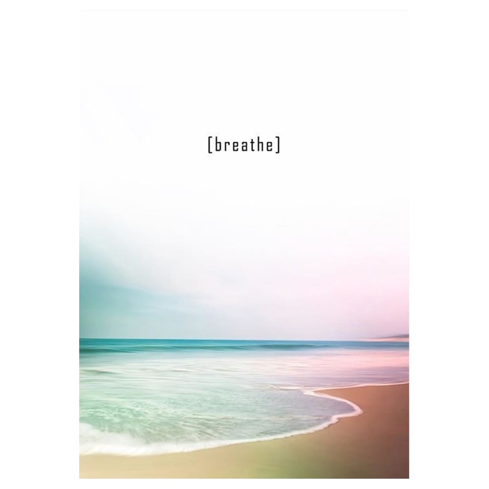 Tableau impression sur toile rivages tranquilles 50x70cm