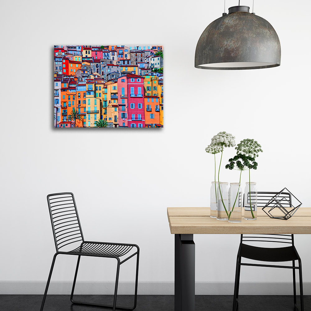 Cuadro lienzo - Barrio Pintoresco - 80x100cm - Maisons du Monde