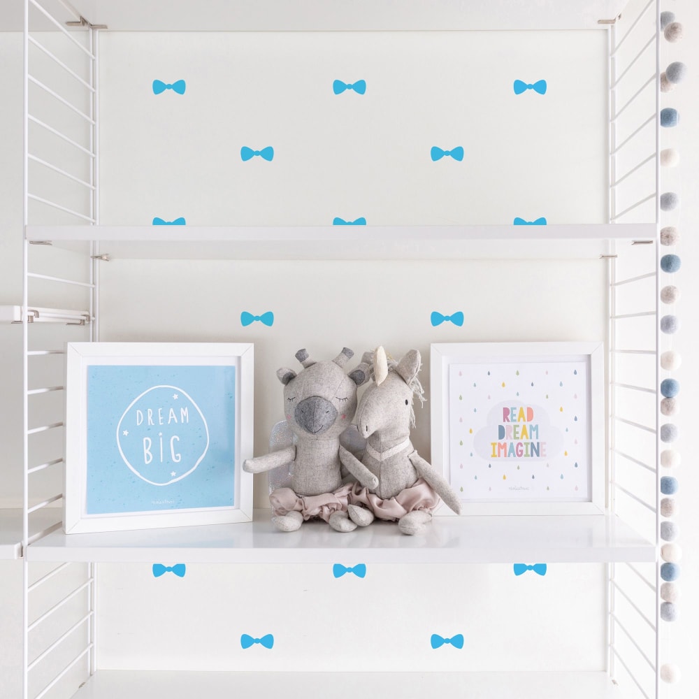 Adesivo decorativo mini papillon blu - Nicolasito