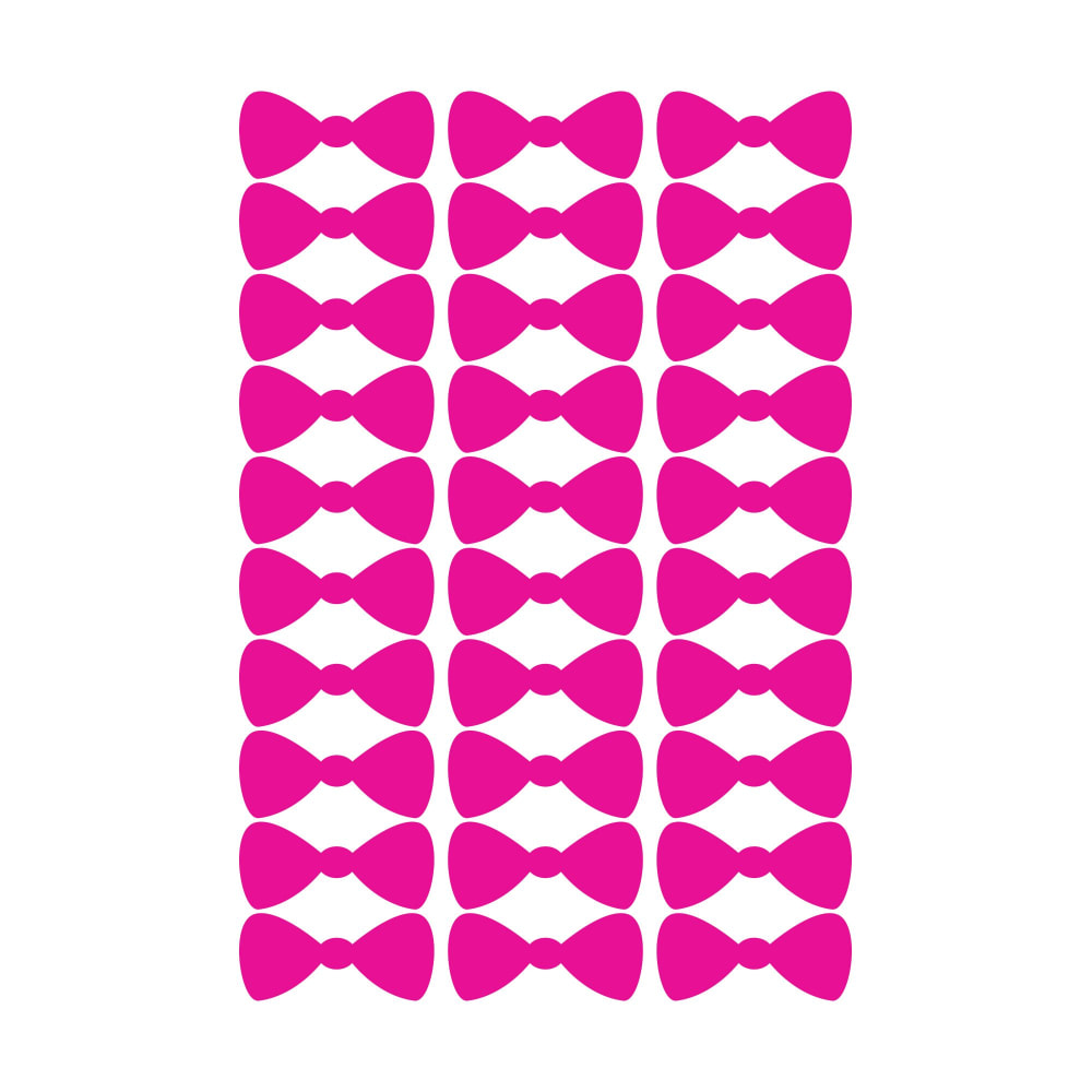 Adesivo decorativo mini papillon fucsia - Rosa - PVA - Acetato di polivinile
