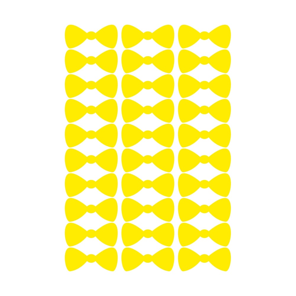 Adesivo decorativo mini papillon giallo - Giallo - PVA - Acetato di polivinile