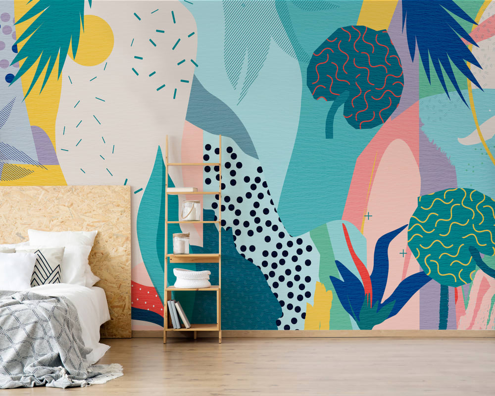 Papier peint panoramique Abstract Jungle — vue 4