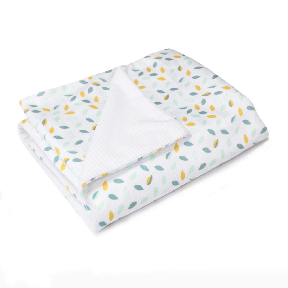 Trois kilos sept Couverture réversible Kolala et sa tribu bébé Vert Vert Pes - Polyester - 37x3x37cm
