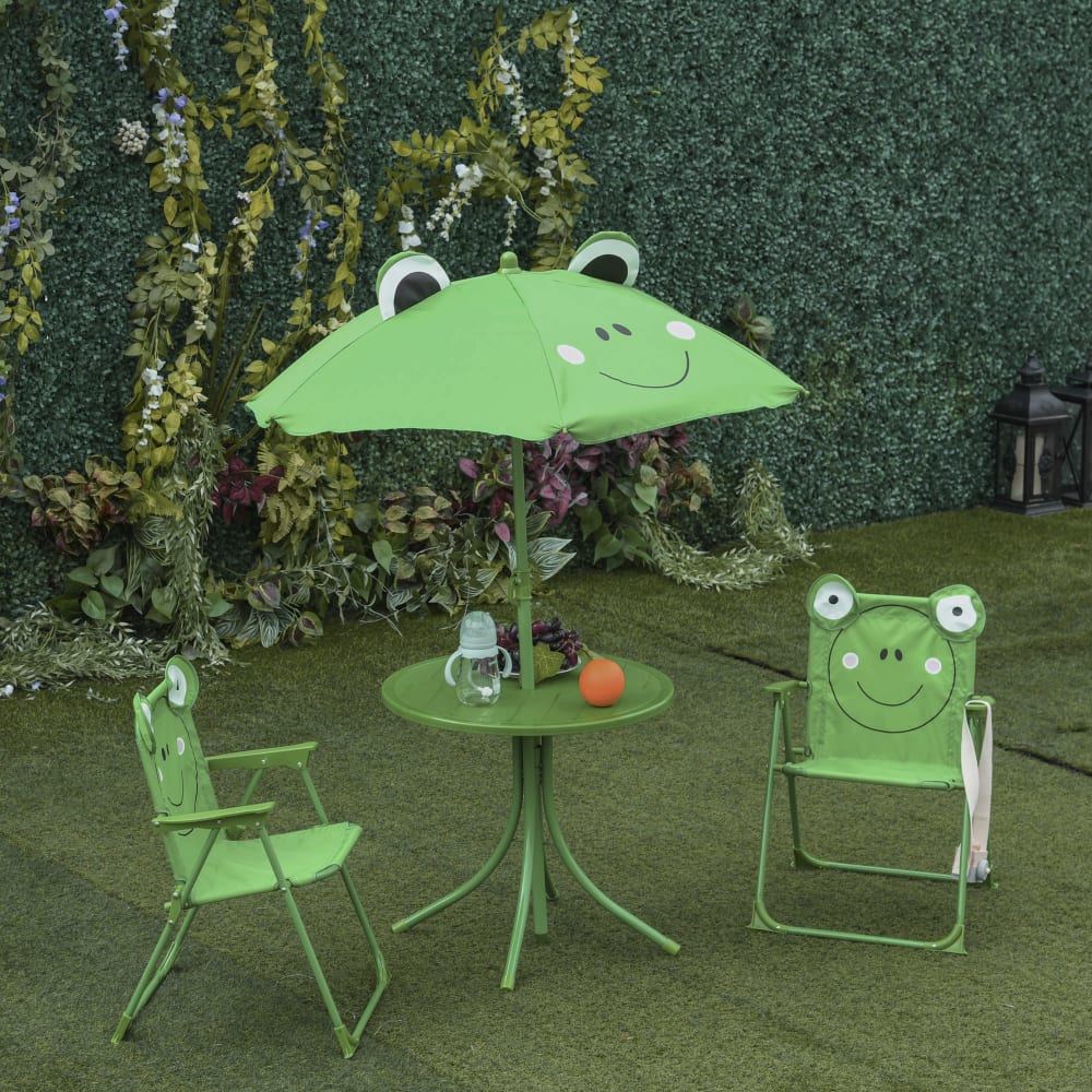 Ensemble salon de jardin enfant 4 pièces design grenouille - Maisons du Monde