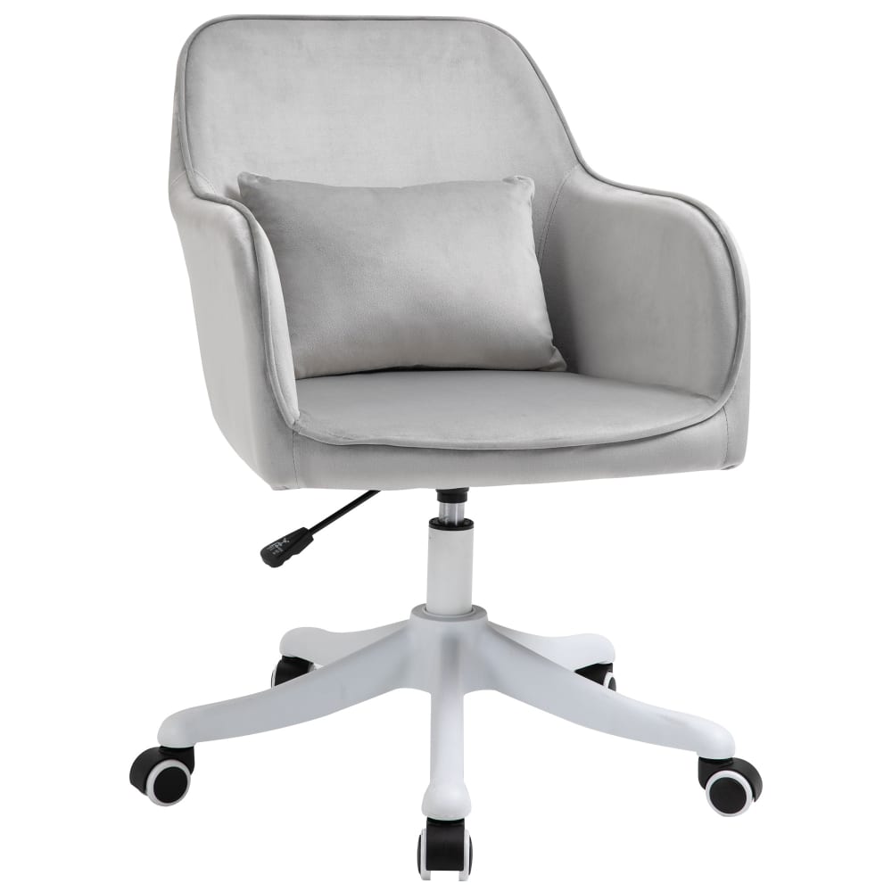 Chaise de bureau massante velours