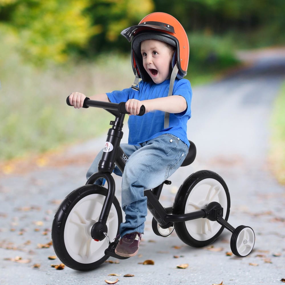 Vélo draisienne enfant roulettes & pédales amovibles selle réglable (Homcom) - Image 3