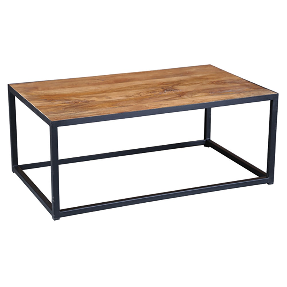 Table basse en métal noir