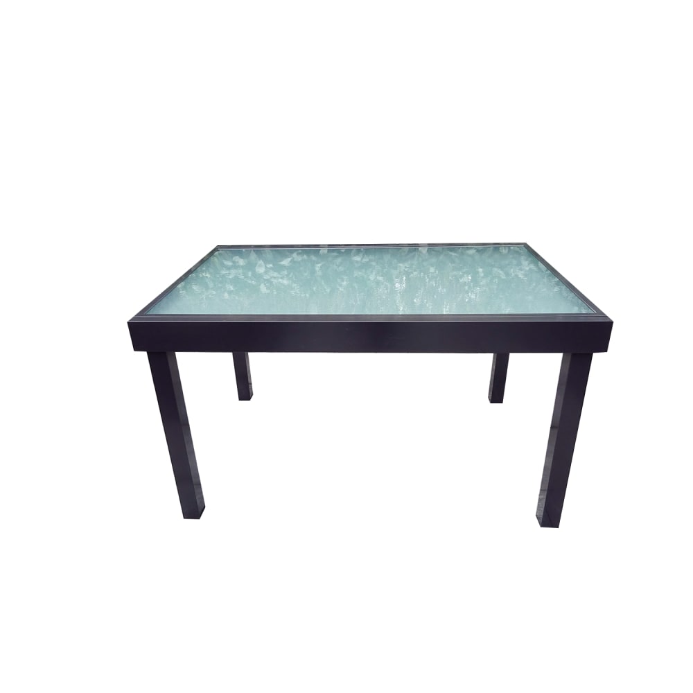 Mesa de aluminio extensible - Maisons du Monde