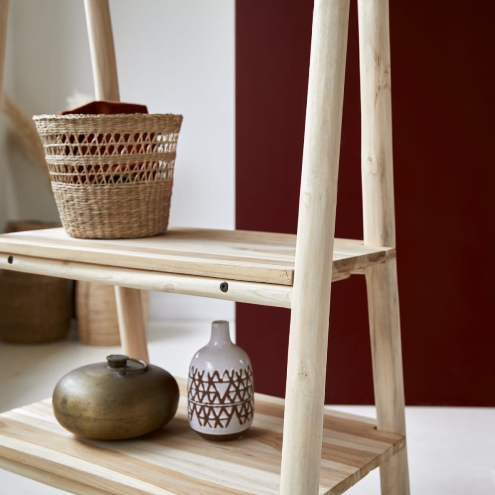 Kleiderablage aus massivem Teakholz - Maisons Du Monde