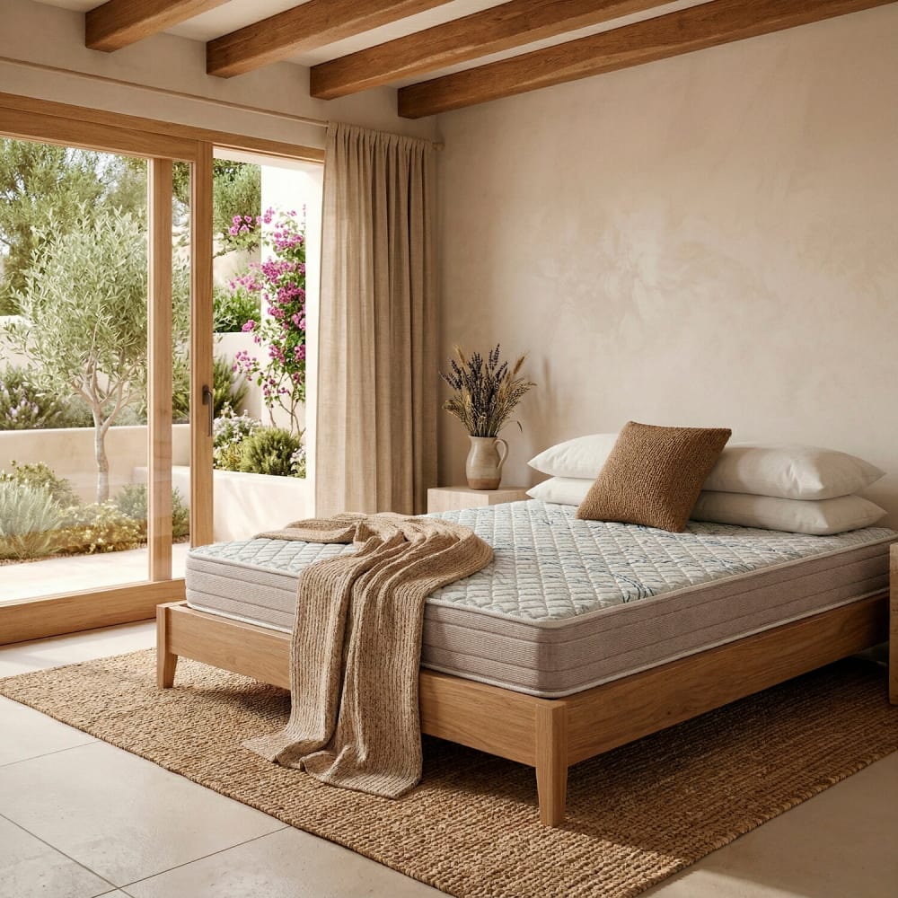 Colchón espuma con visco 150x200 18cm - Maisons du Monde