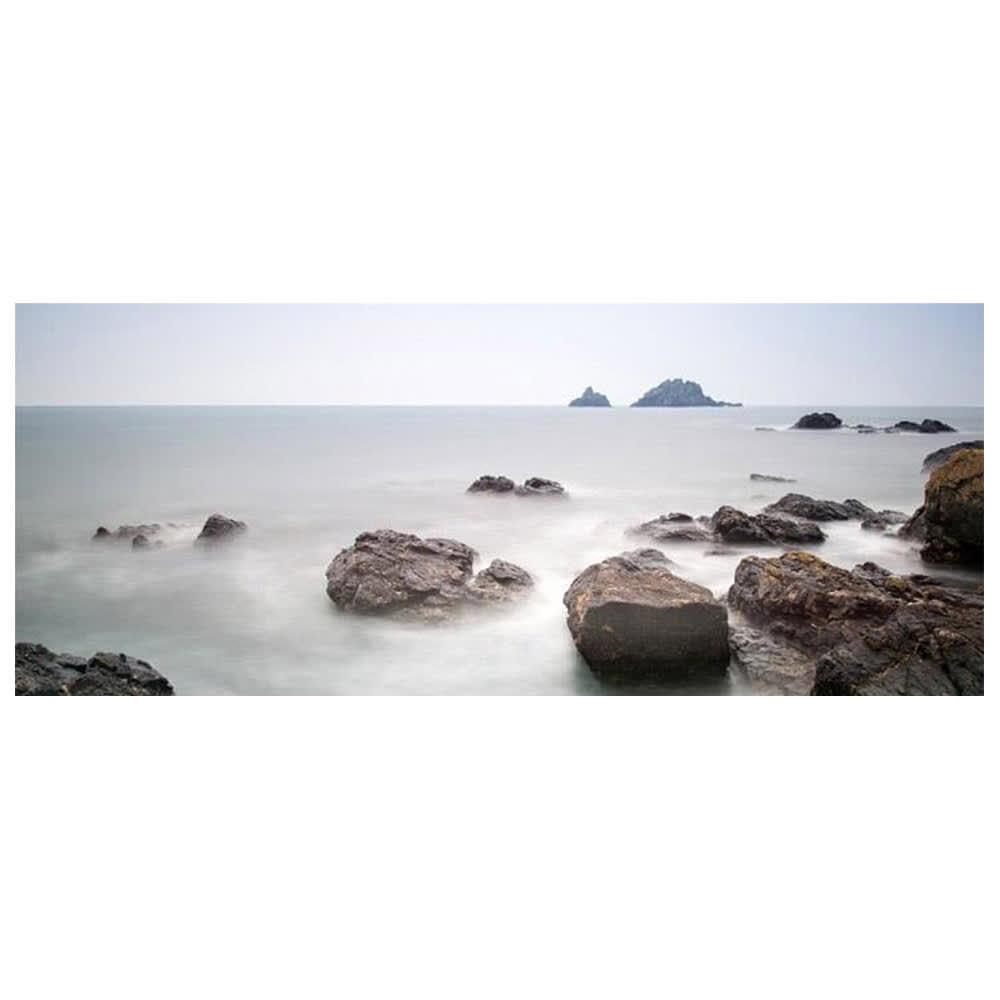 Stampa su tela - Vista sull'oceano cm. 30x90 - Multicolore - PES - Poliestere