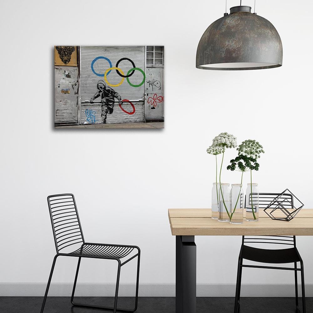 Stampa su tela - Furto olimpico cm. 80x100 - Legendarte