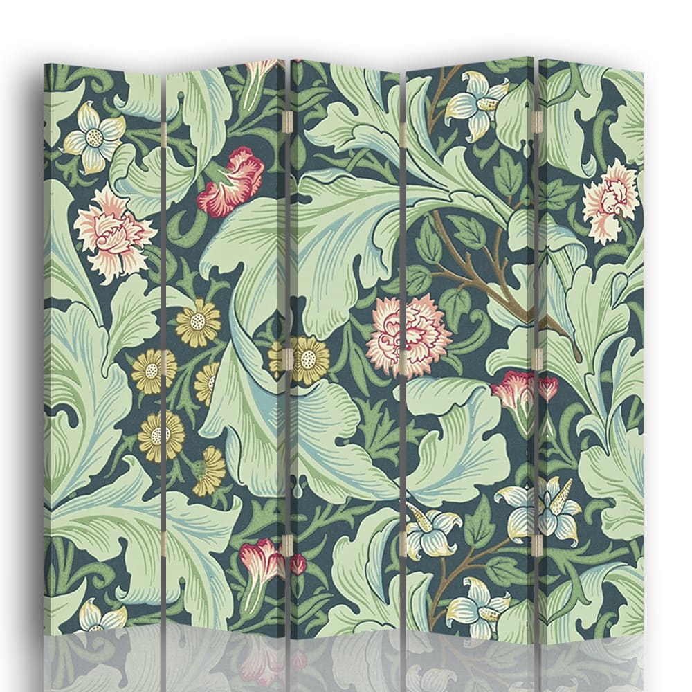 Biombo Floral Wallpaper - William Morris - cm. 180x170 (5 paneles)