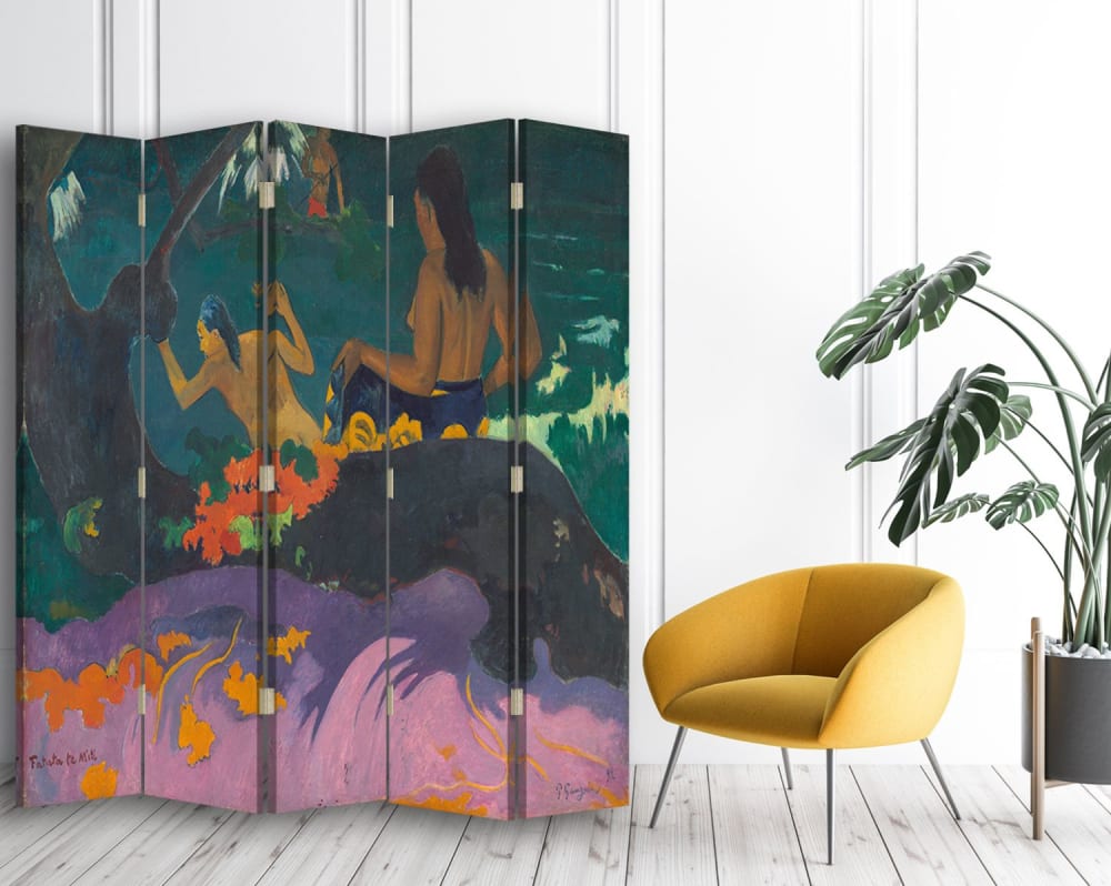 Paravent - Cloison Fatata Te Miti - Paul Gauguin cm 180x170 (5 volets) - Maisons du Monde