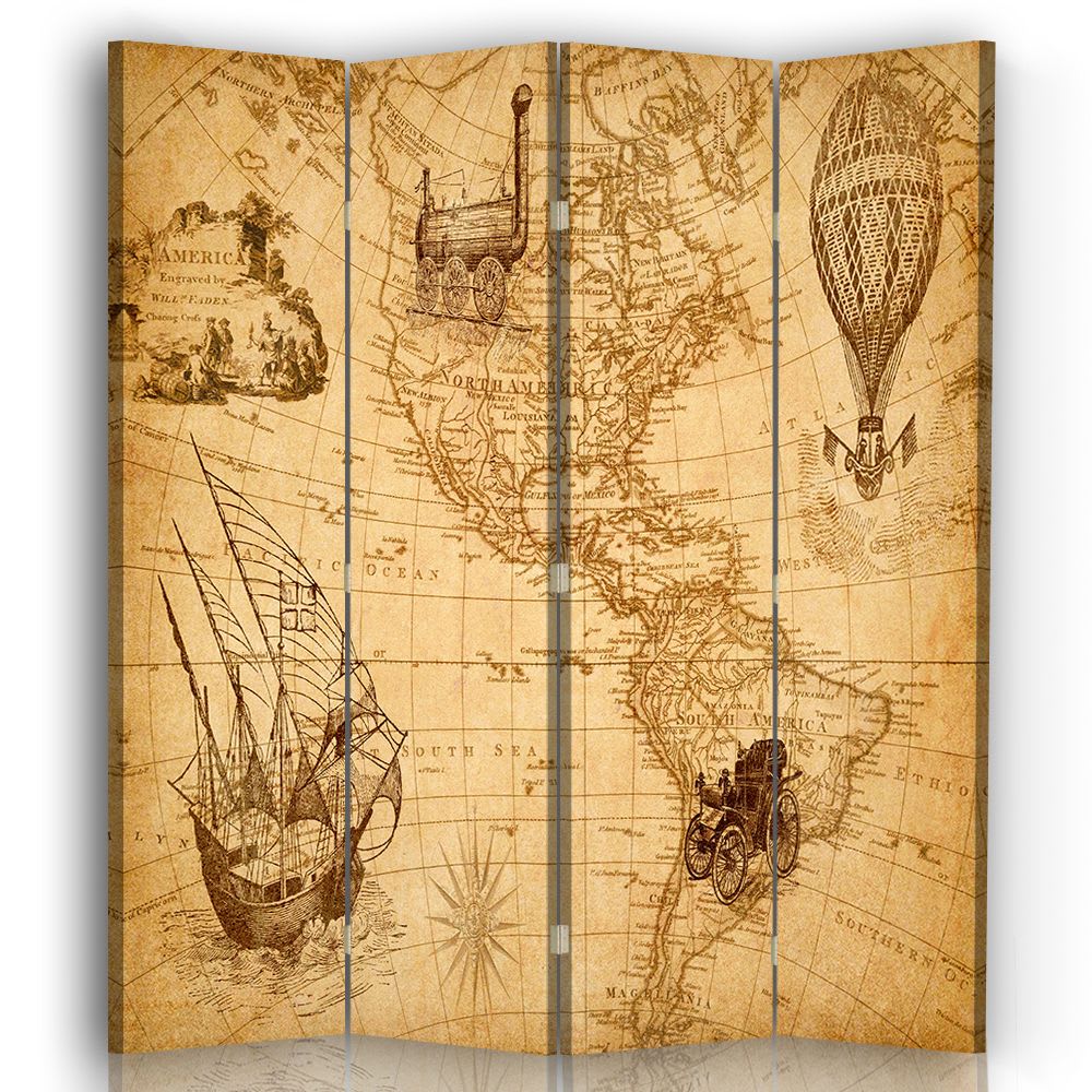 Paravent cloison Voyages