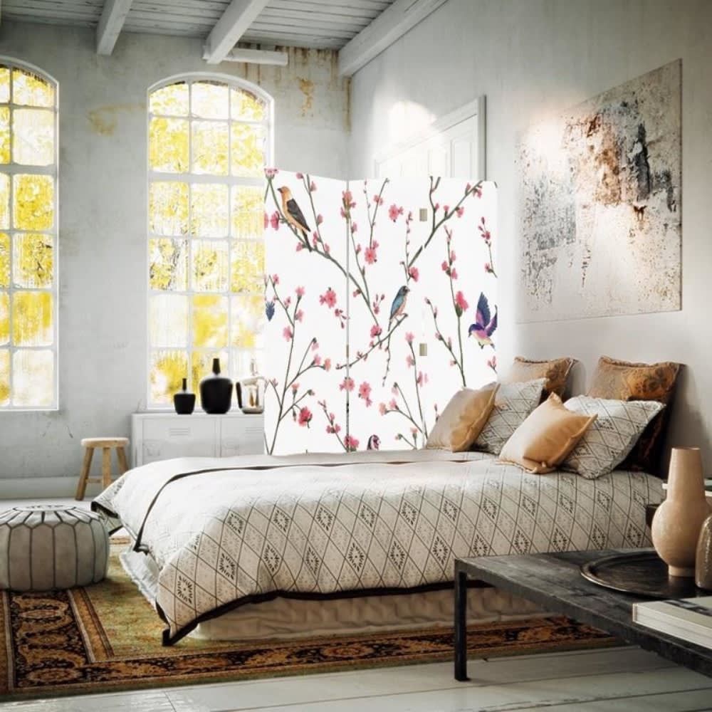 Paravent - Cloison Songbirds 110x150cm (3 volets) - Maisons du Monde