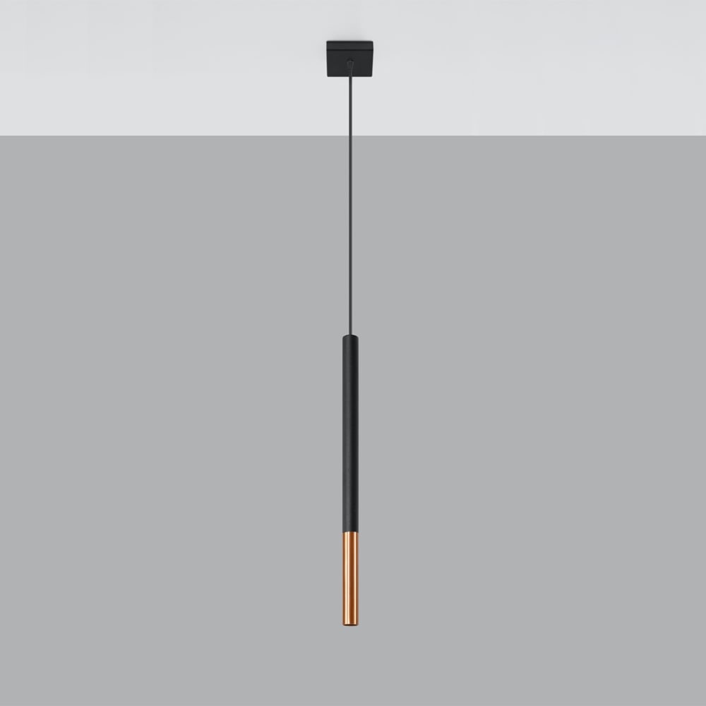 Suspension Acier Noir/Cuivre G9 1 Mozaica — vue 3