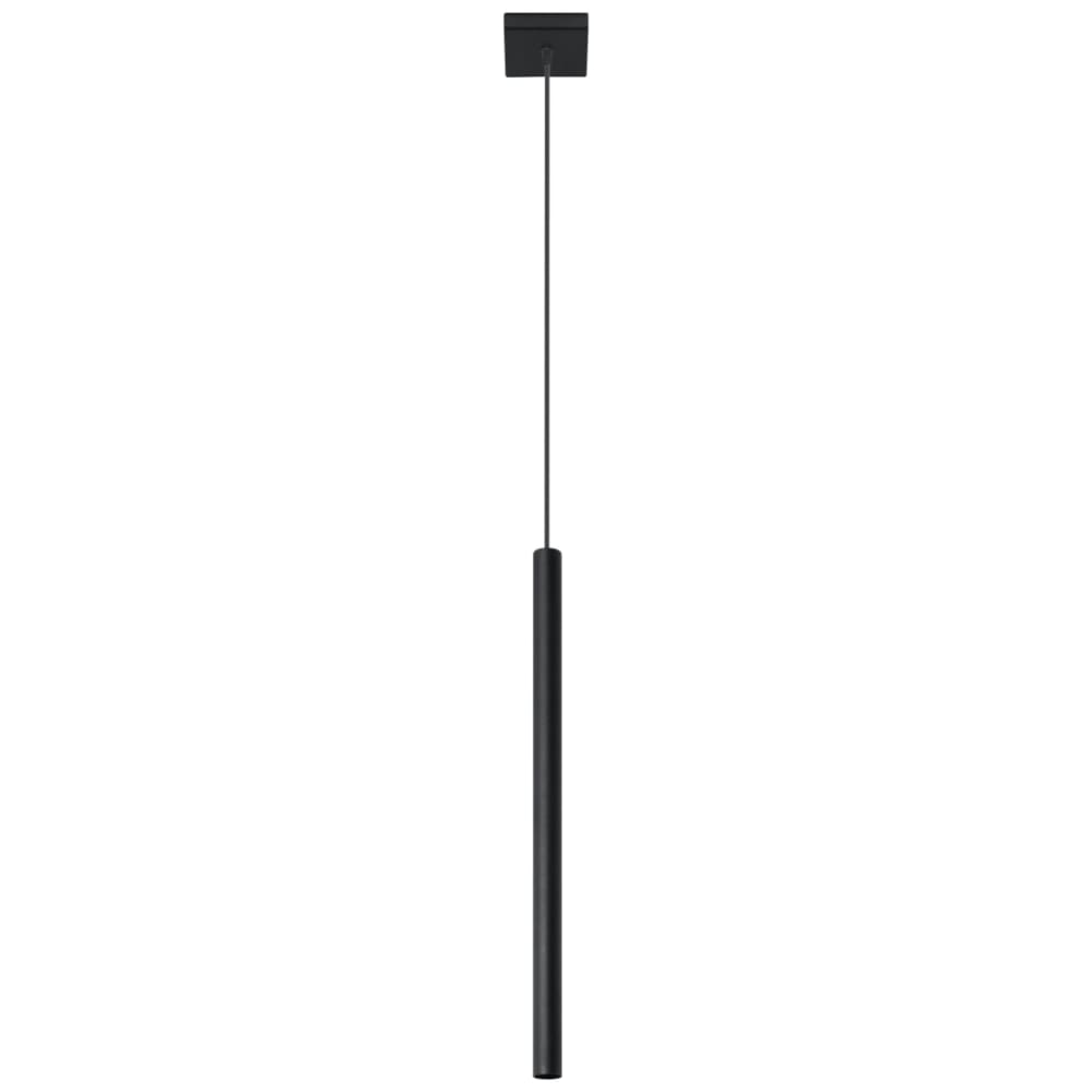 Lámpara de techo negro acero alt. 100 cm