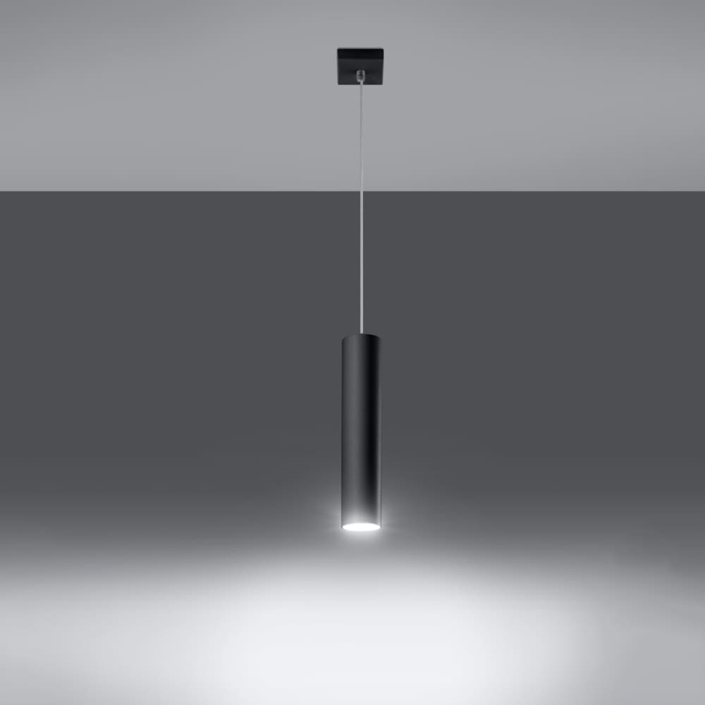 Suspension Acier Noir GU10 1 Lagos — vue 4