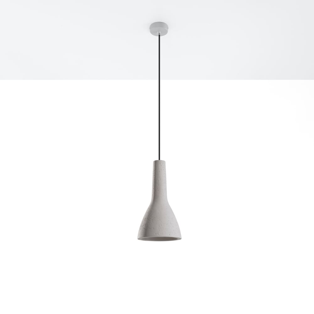 Suspension Béton Gris E27 1 Empoli — vue 3