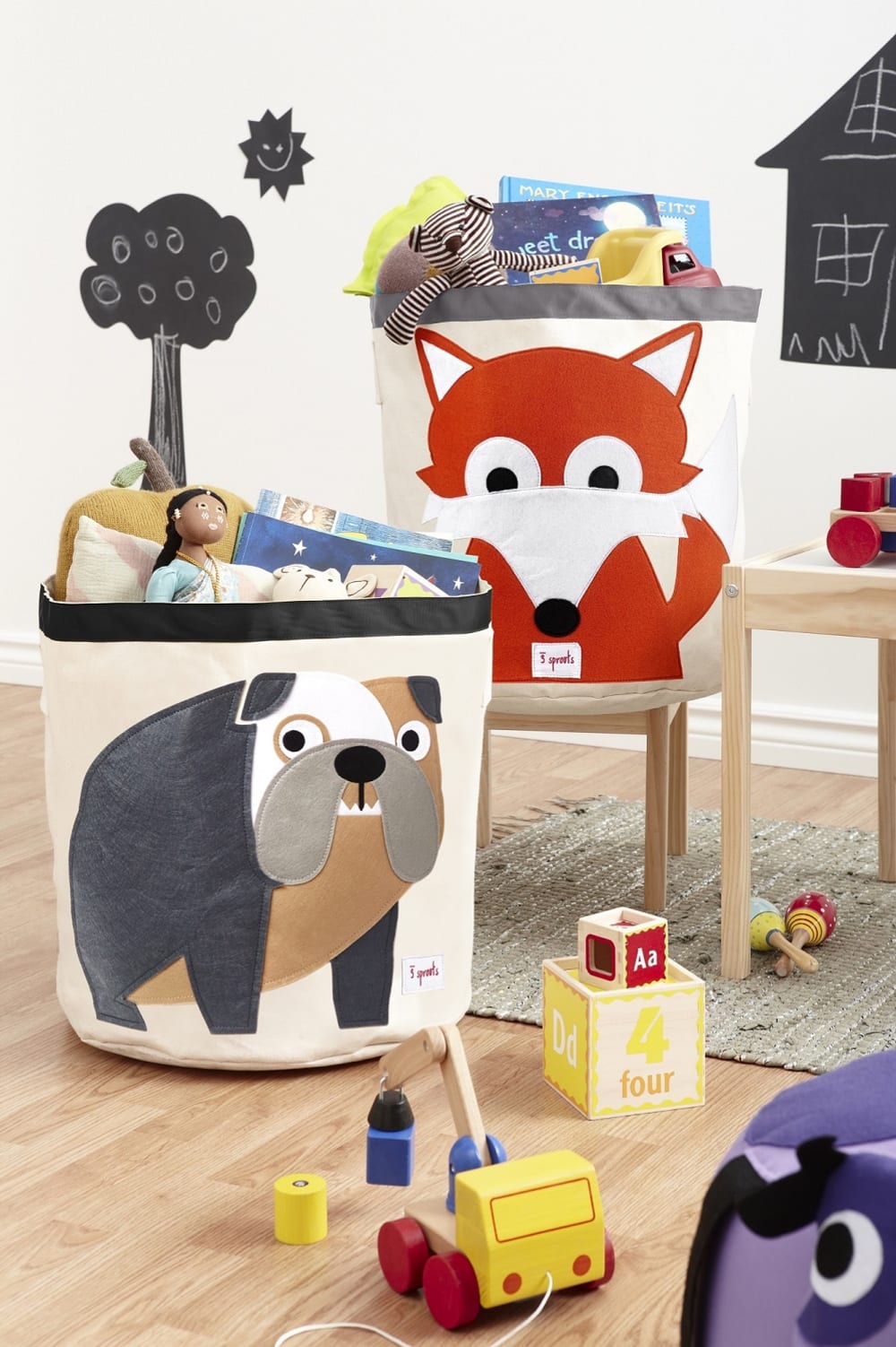 Bolsa para juguetes bulldog - Maisons du Monde
