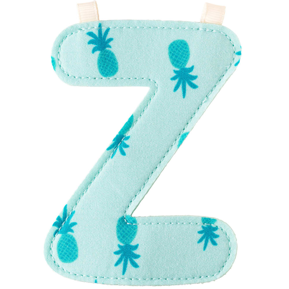 Lilliputiens Lettre en tissu à suspendre Bleu Pes - Polyester - 0x7x10cm