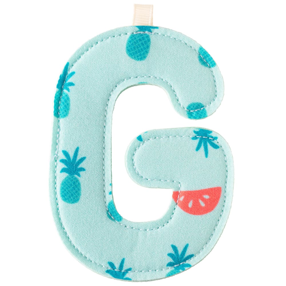 Lilliputiens Lettre en tissu à suspendre Bleu Pes - Polyester - 0x7x10cm