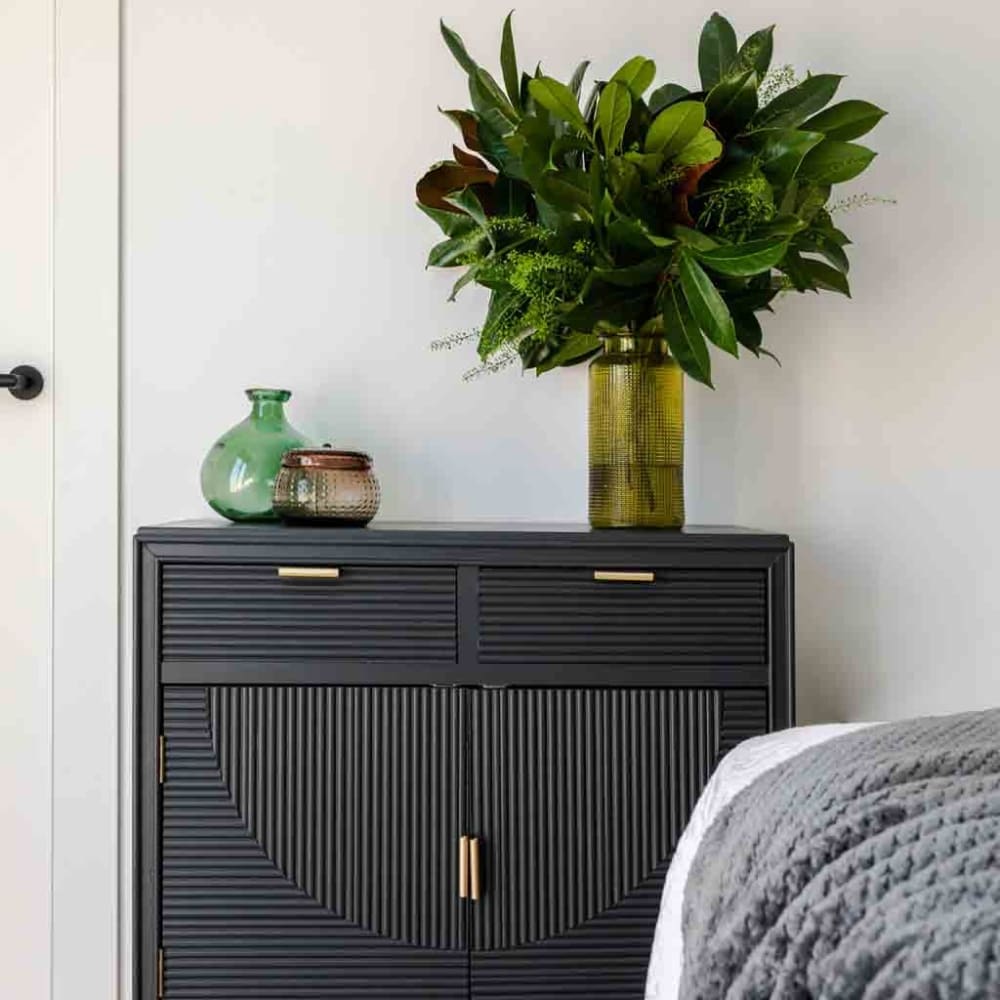 Consola de madera 2 puertas y 2 cajones - Maisons du Monde