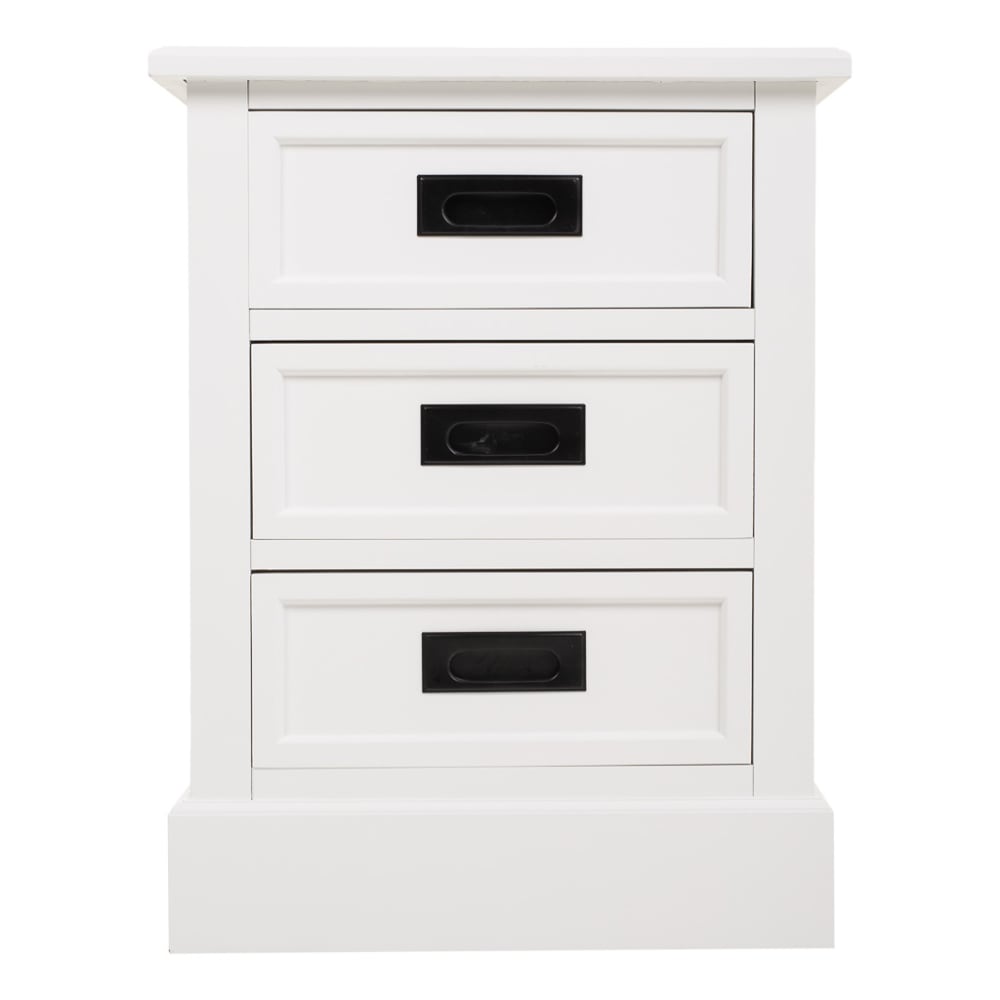 Table de chevet blanche45x35x60h