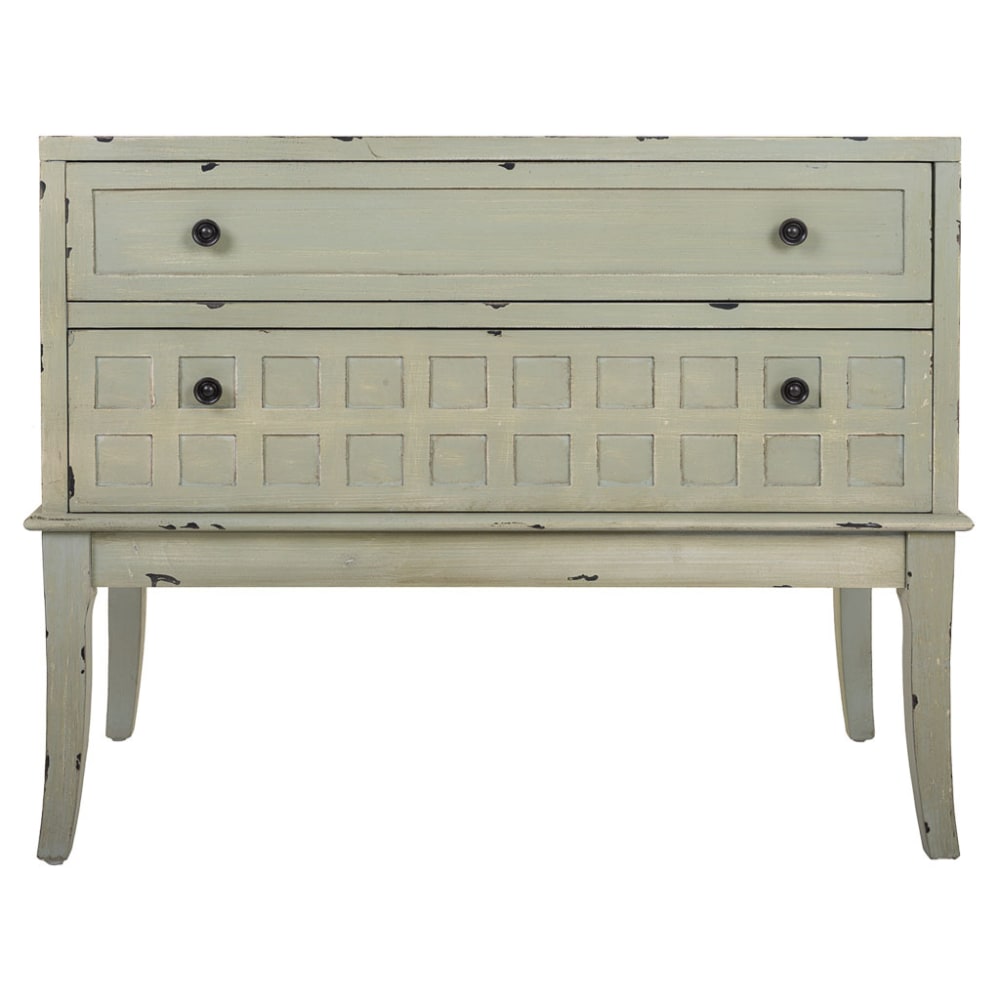 Cómoda recibidor de madera verde 88x38x72 - Maisons du Monde