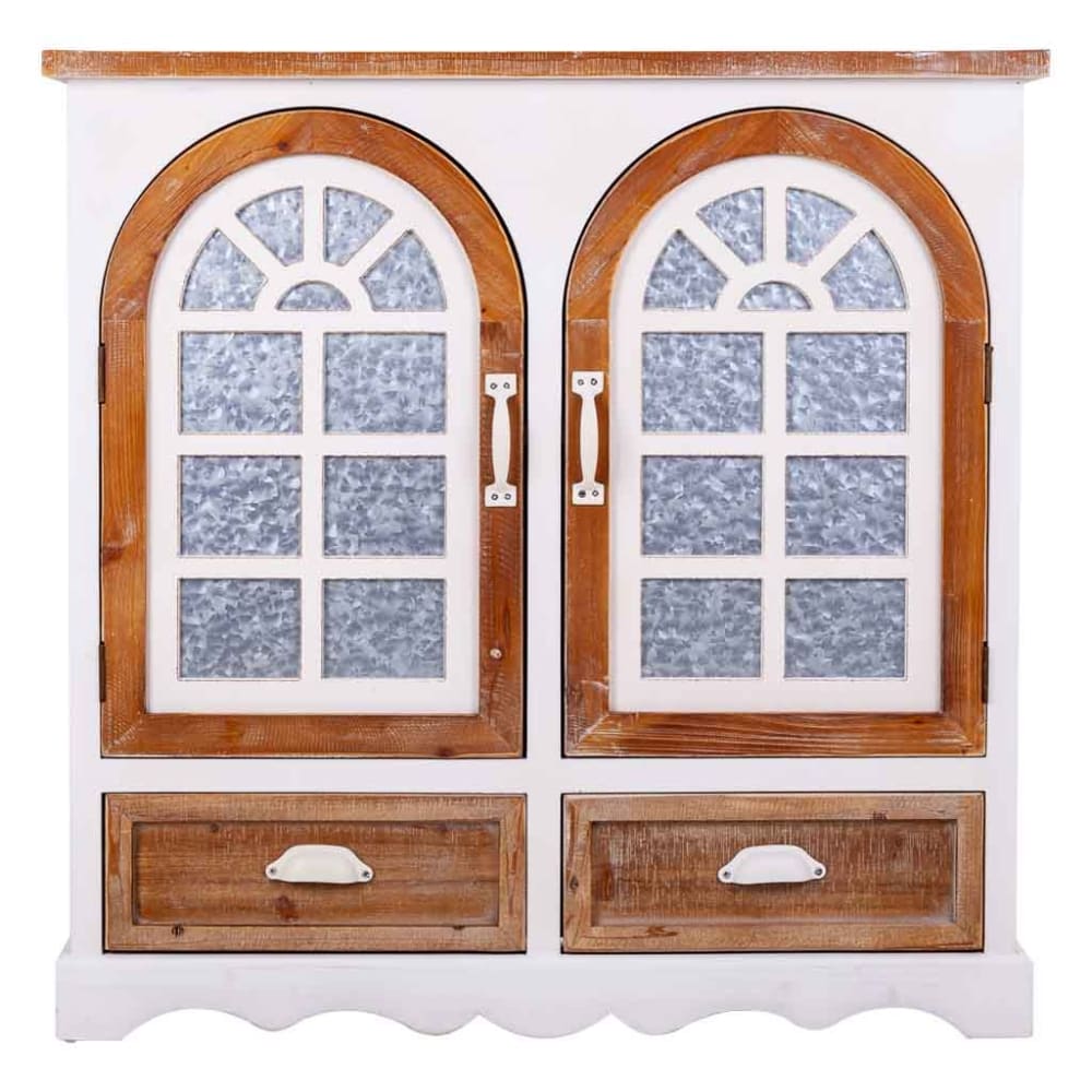 Buffet en bois blanc 90x35x90h - Maisons du Monde