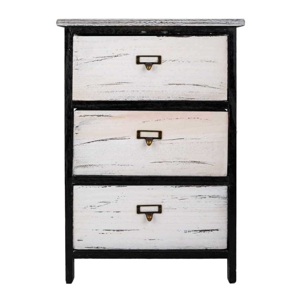 Kommode aus Holz, 40x29x58, schwarz - Maisons Du Monde