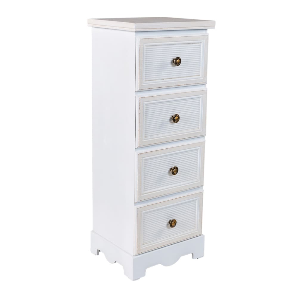 Cajonera blanca 31x26x80h cm