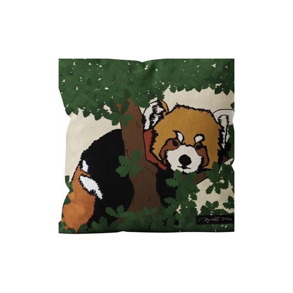 Housse de coussin panda roux 40x40cm - Maisons du Monde