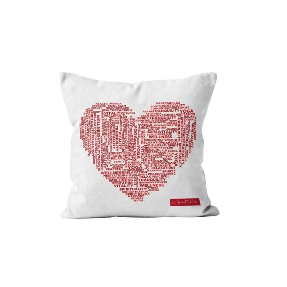 Housse de coussin cœur 40x40cm - Maisons du Monde