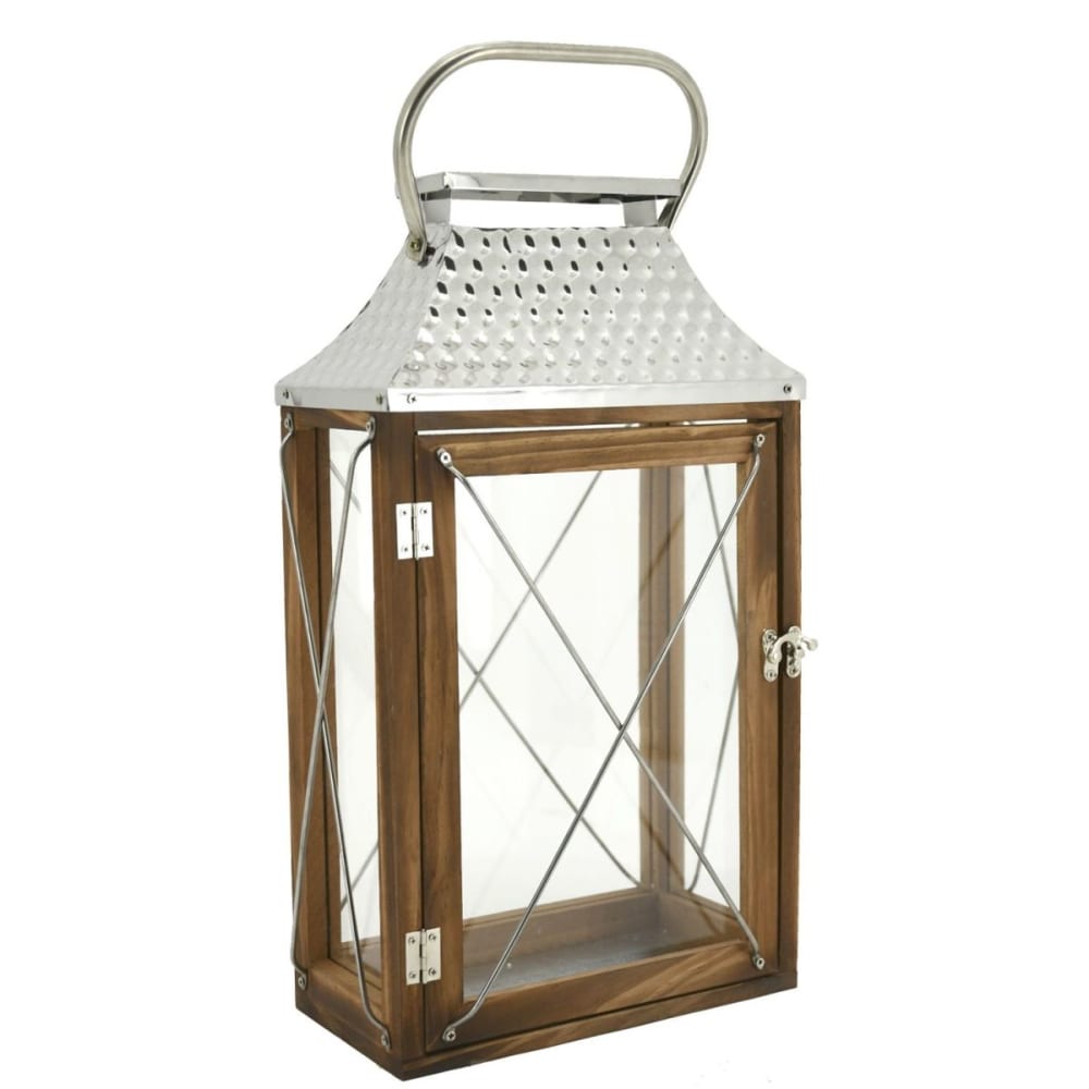 Lanterne en bois et métal pharos