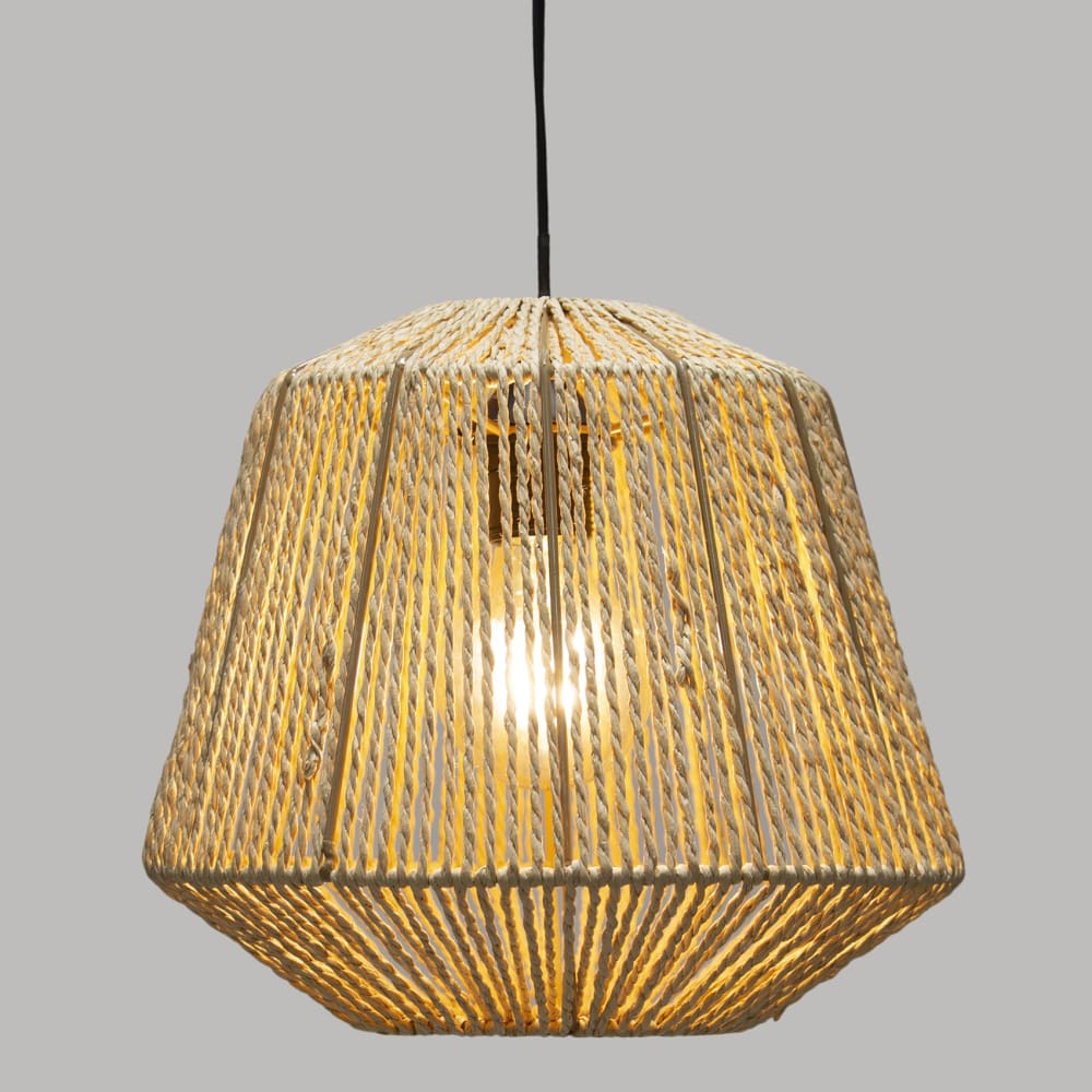 Suspension corde D30cm H26cm — vue 3
