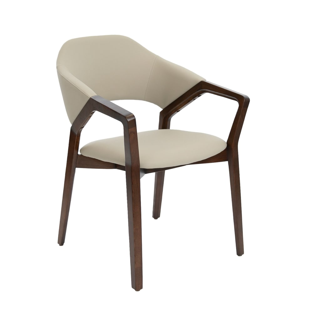 Chaise en vison similicuir